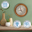Reloj pared madera pino 10pulg regalo jubilación