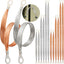 12 Correas Tierra 10/15/20pulg Cobre Trenzado