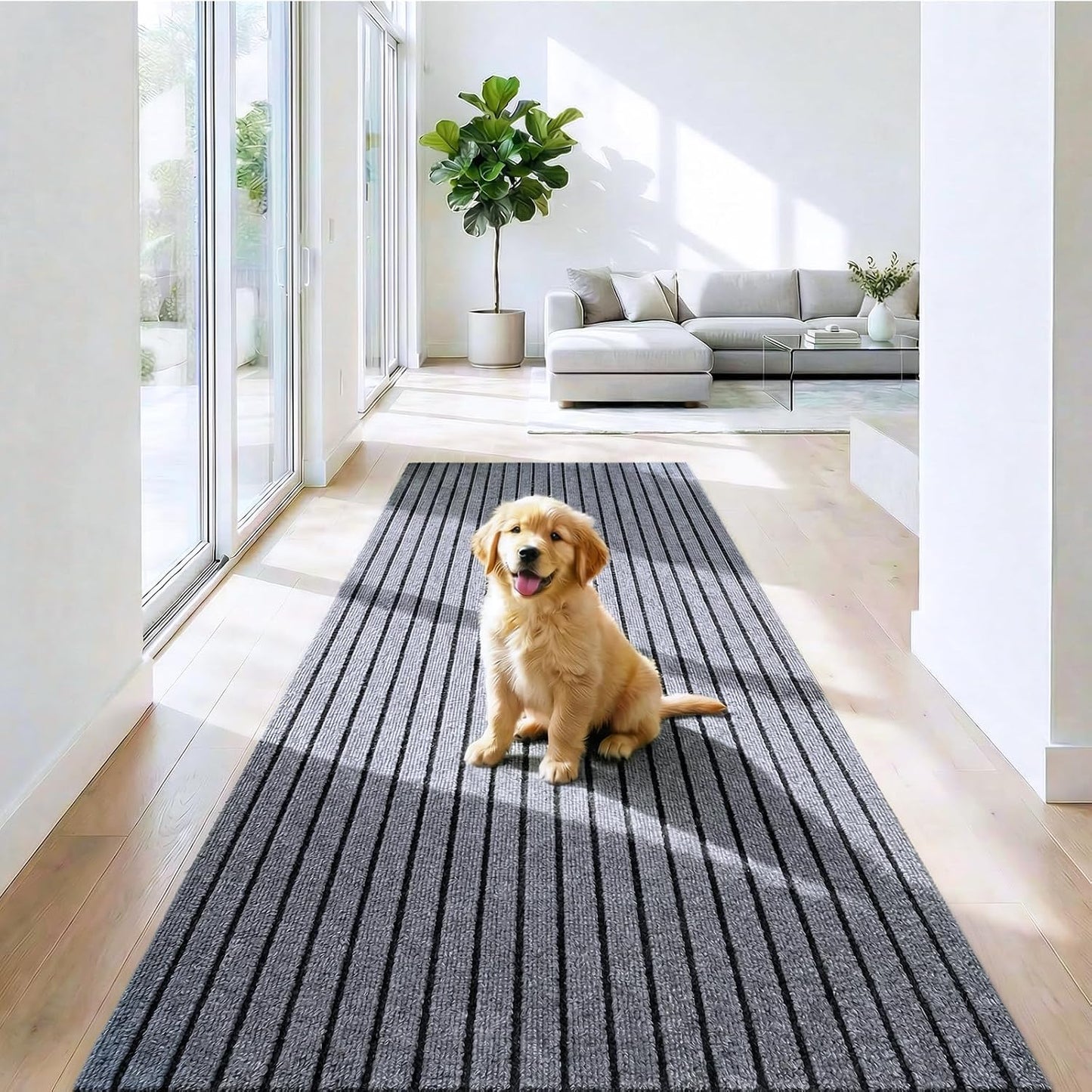 Alfombra pasillo 3x10ft impermeable antiderrap hogar cocina