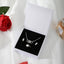 20 Cajas Regalo Joyas con Algodón 3.9x3.9x1.1" Blanco