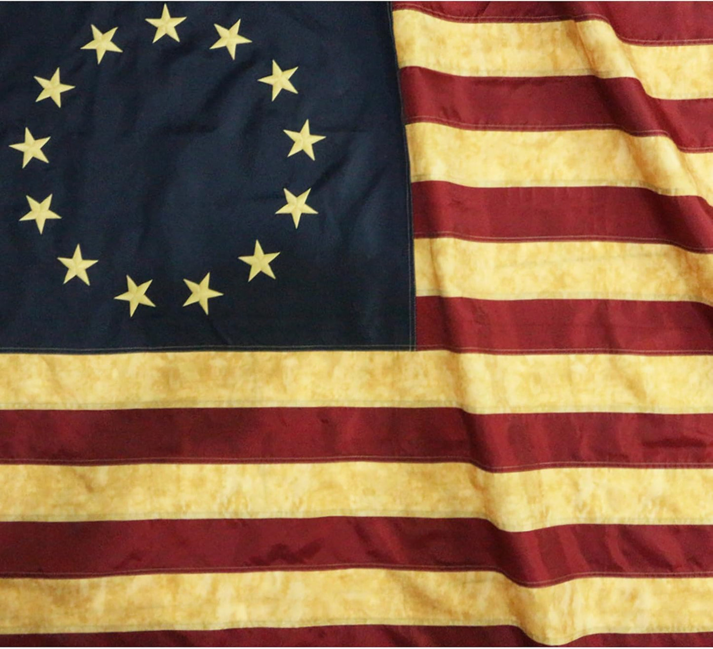 Bandera tipo retro cosido americano