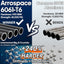 Asta bandera aluminio aeroespacial 25ft 45K PSI 95 HBW