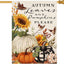 Bandera otoño doble cara 28x40" decoración patio