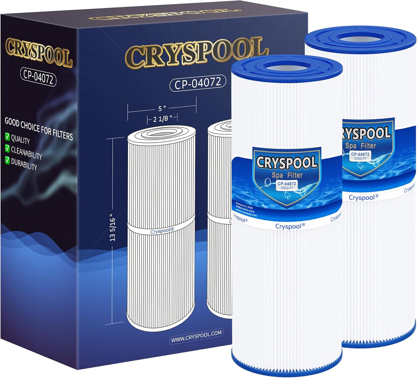 Filtro compat. bañera hidromasaje 5x13 pack 2