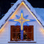 Estrella LED Navidad 43pulg luces colgantes puerta ventana