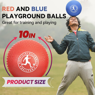 Pelotas Kickball de goma para niños y adultos interior