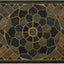 Tapete puerta 2x4ft color azul mezclilla ornamental