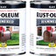 Pintura esmalte antióxido negro martillado 2 Pzas