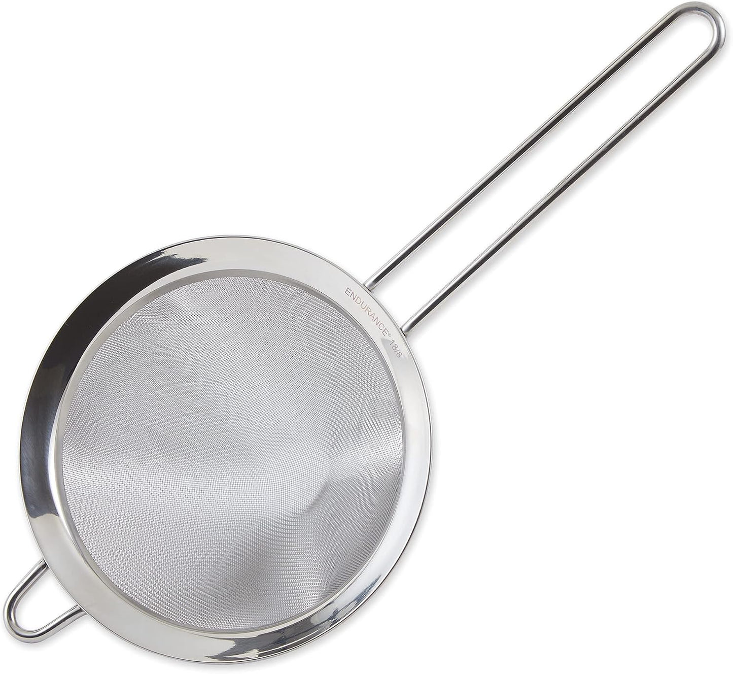 Colador cónico acero inox 6.25pulg multiusos cocina té cócteles