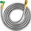 Manguera jardín acero inox 10ft conector metal antifugas