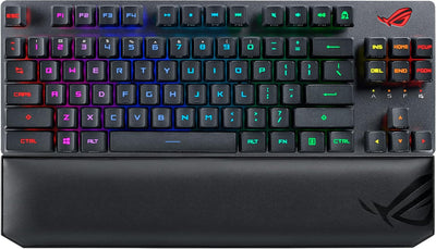 Teclado gaming ASUS ROG RX TKL 80% RGB mecánico negro