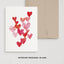 Set 5 tarjetas felicitación blancas con sobres