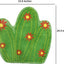 Alfombra baño antiderrap cactus verde decoración hogar