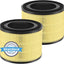 2 Filtros HEPA comp MOOK-A AP-S0610L 3 Etapas