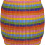 Mesa auxiliar barril resina tejida a mano multicolor