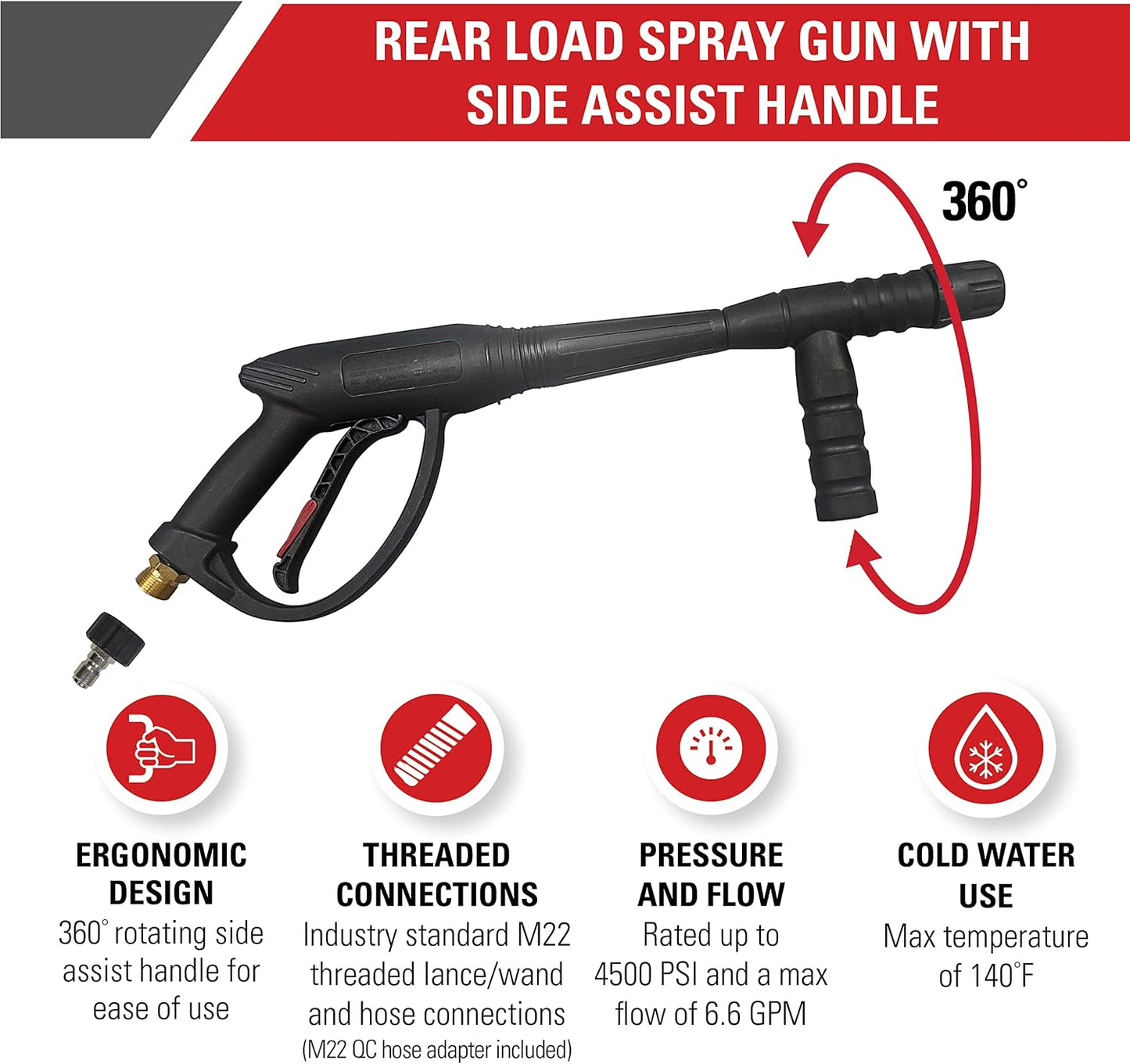 Pistola lavadora presión universal Simpson 4500 PSI