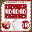 Tapete baño navidad antiderrap 20x32pulg rojo