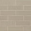 Azulejo cerámica brillante 4x12" baño cocina
