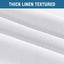 Cortinas impermeables lino para exteriores 1 panel