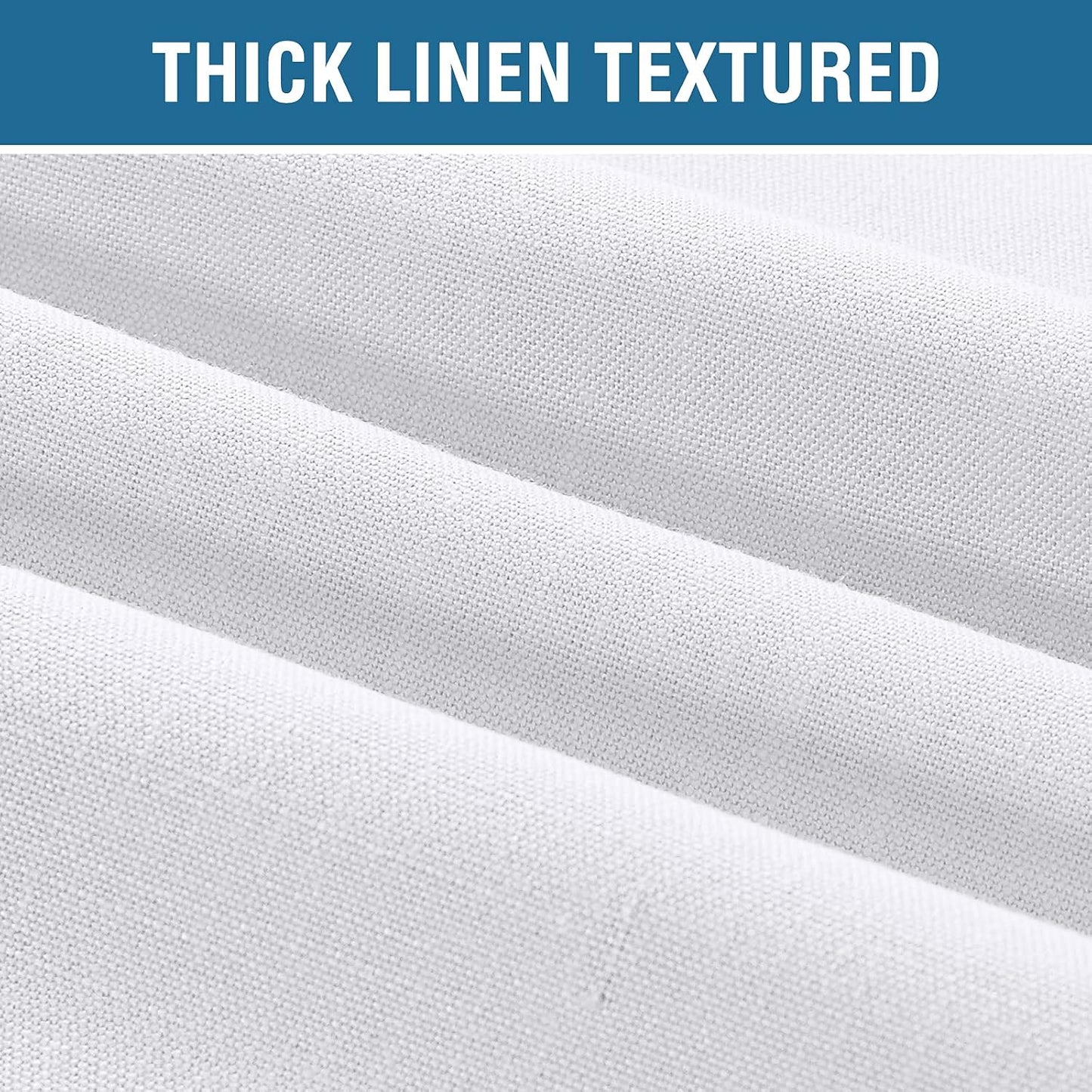 Cortinas impermeables lino para exteriores 1 panel