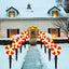 Luces sendero navidad 7ft 2 Set con marcadores estaca