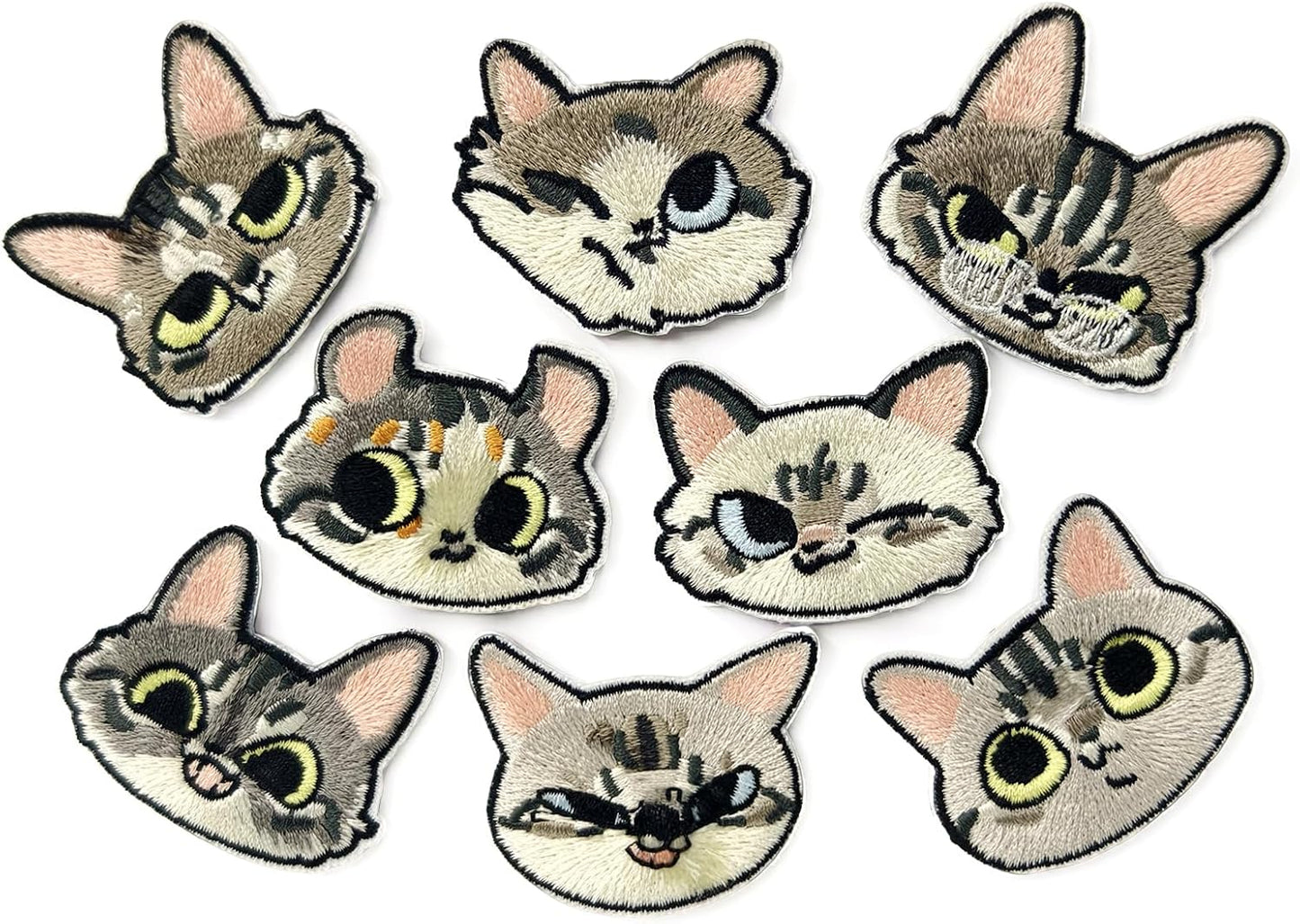 8 imanes gato para nevera taquilla pizarra decoración