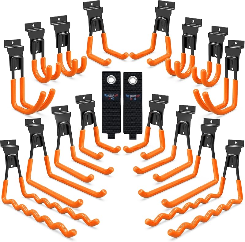 Accesorios pared listones 18 pzas ganchos perchas Proslat