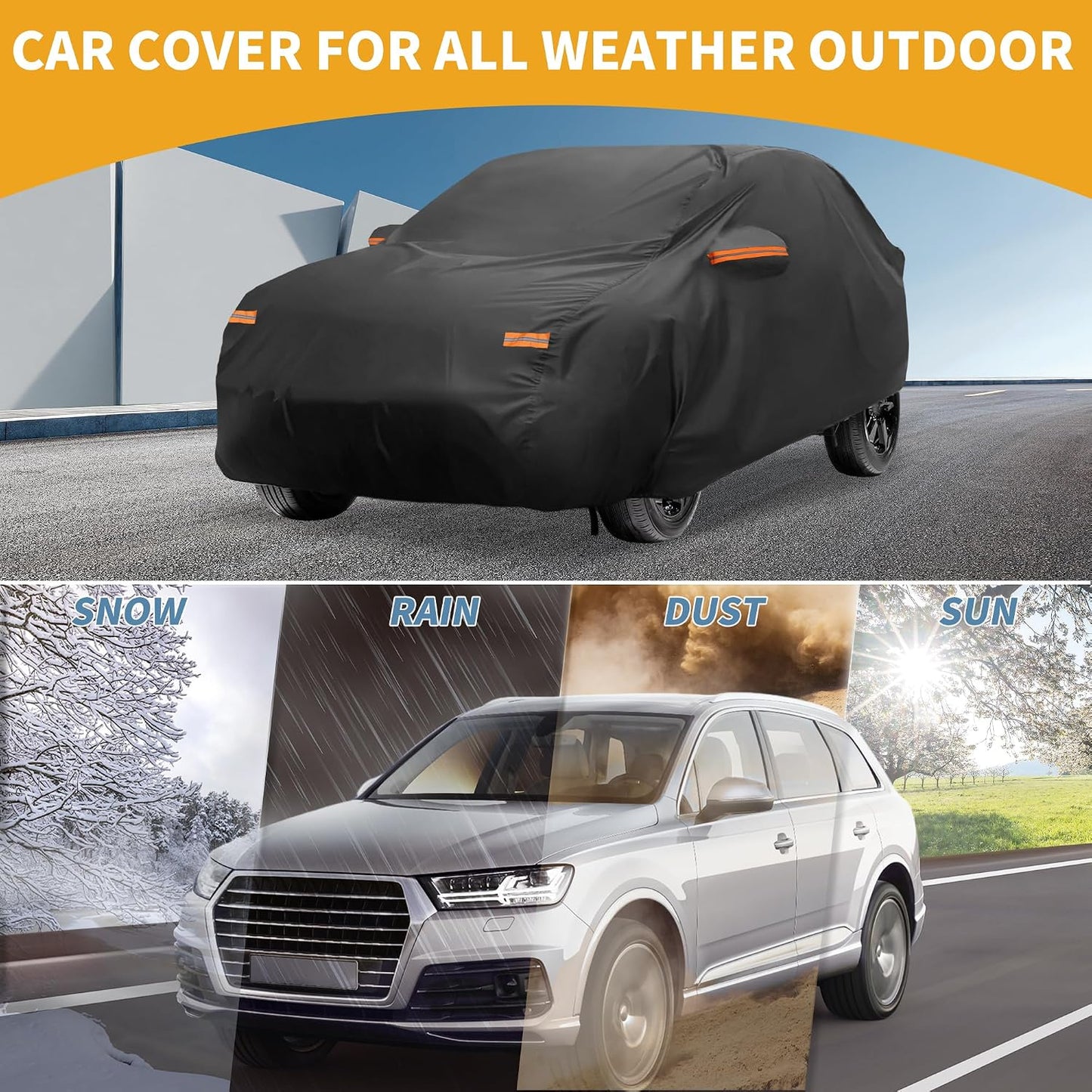 Funda impermeable Toyota Yaris Cross 210d-pu negro