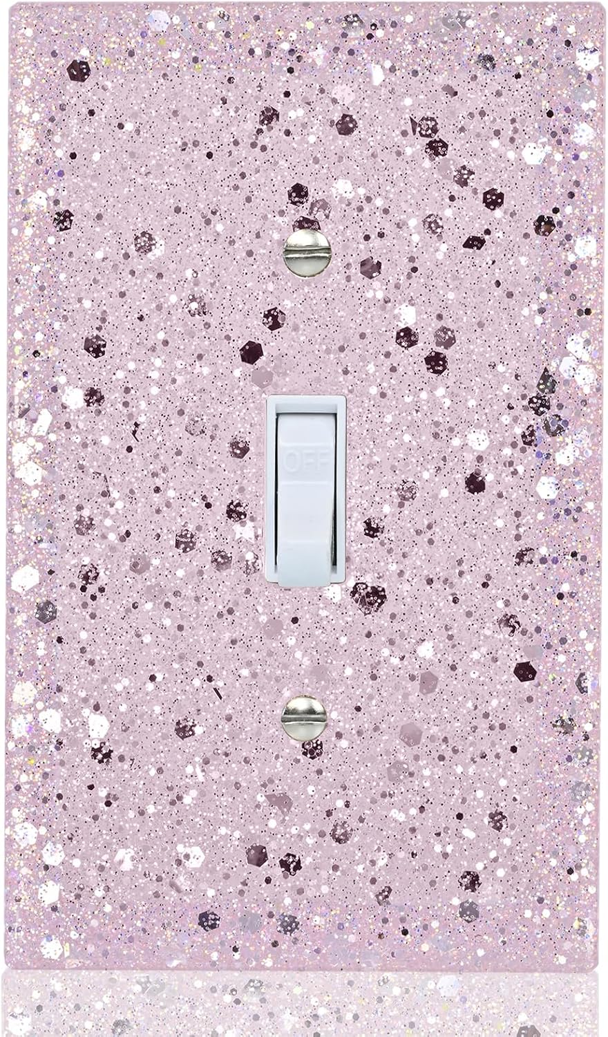 Cubierta interruptor luz purpura 5.1x3.15pulg decoración