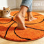Alfombra deportiva baloncesto naranja 4ft dormitorio niños