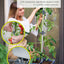 Maceta vertical tomates enrejado 1.2gal azul
