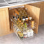 Organiz. gabinete 2 niveles cajón deslizante 20.5x22"