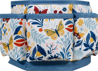 Organiz. giratorio mesa 360 grados con estampado mariposa