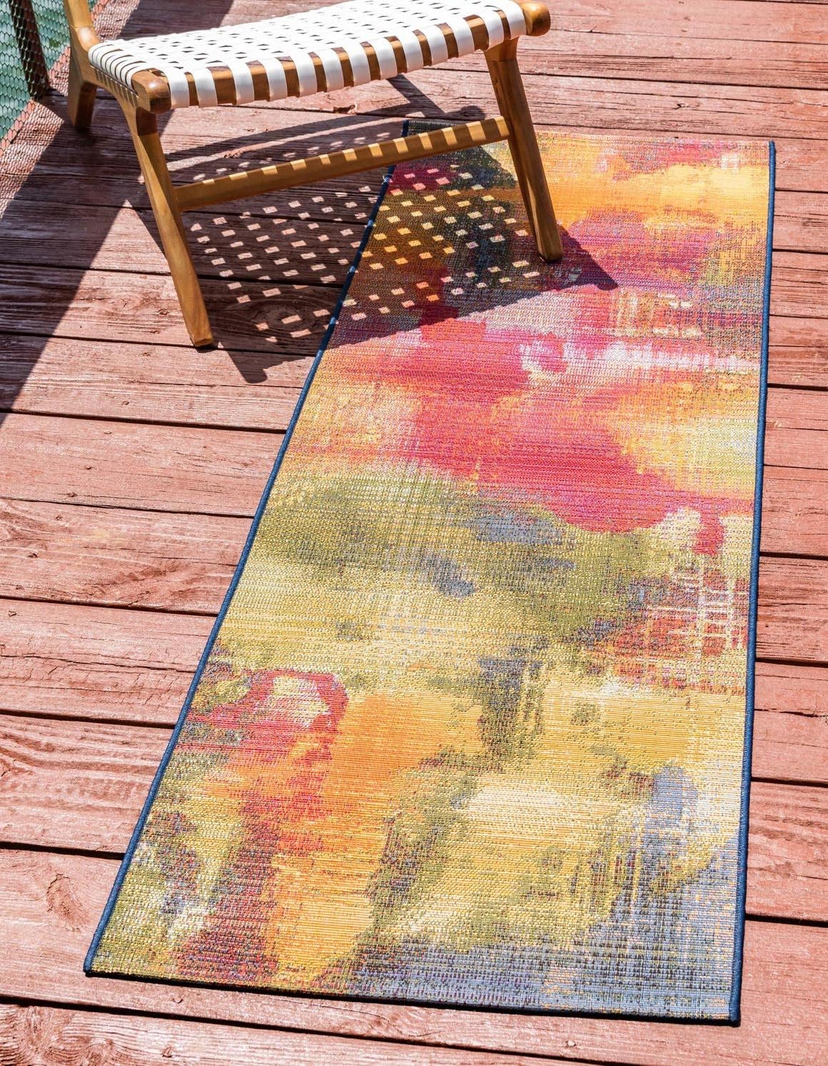 Alfombra área Azera 2x7ft x 11ft multicolor