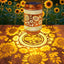 2 Linternas Solares Girasol Impermeables Jardín