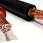 Cable AC/DC 8 AWG flexible cobre puro 250pies negro rojo
