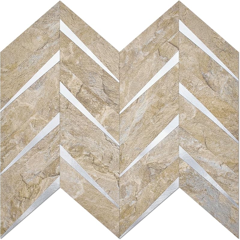 10 Protectores salpicaduras PVC cocina metal dorado
