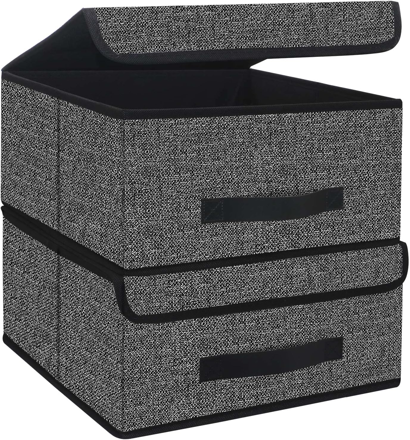 Caja almacenamiento plegable 33x33cm set 2 con asas