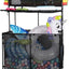 Contenedor piscina doble cubierta organiz. exteriores
