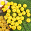 100 Pelotas Golf Plástico Amarillas Práctica Swing