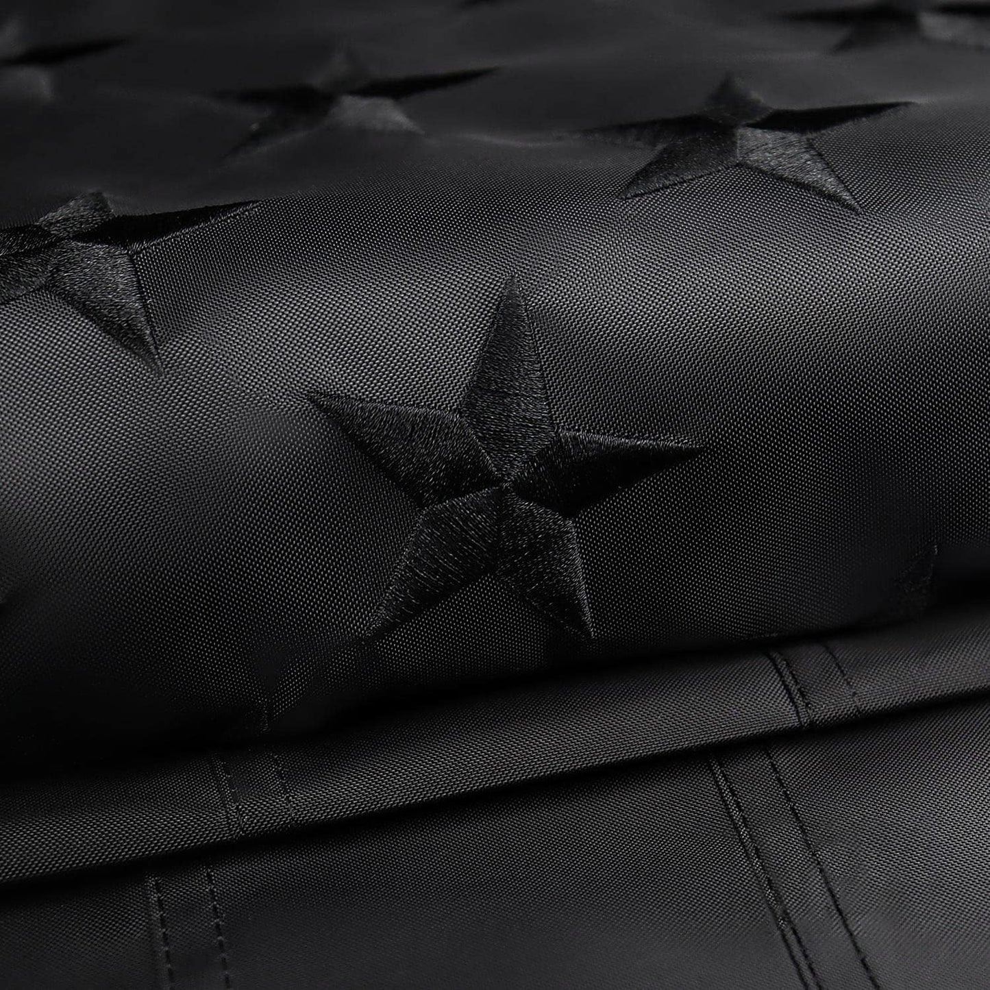 Bandera EE.UU. negra 4x6" nailon estrellas y rayas