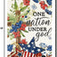 Bandera jardín 4 de Julio 12x18pulg doble cara decoración patio