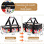 Bolsa aislada porta ollas doble cubierta para viaje y picnic