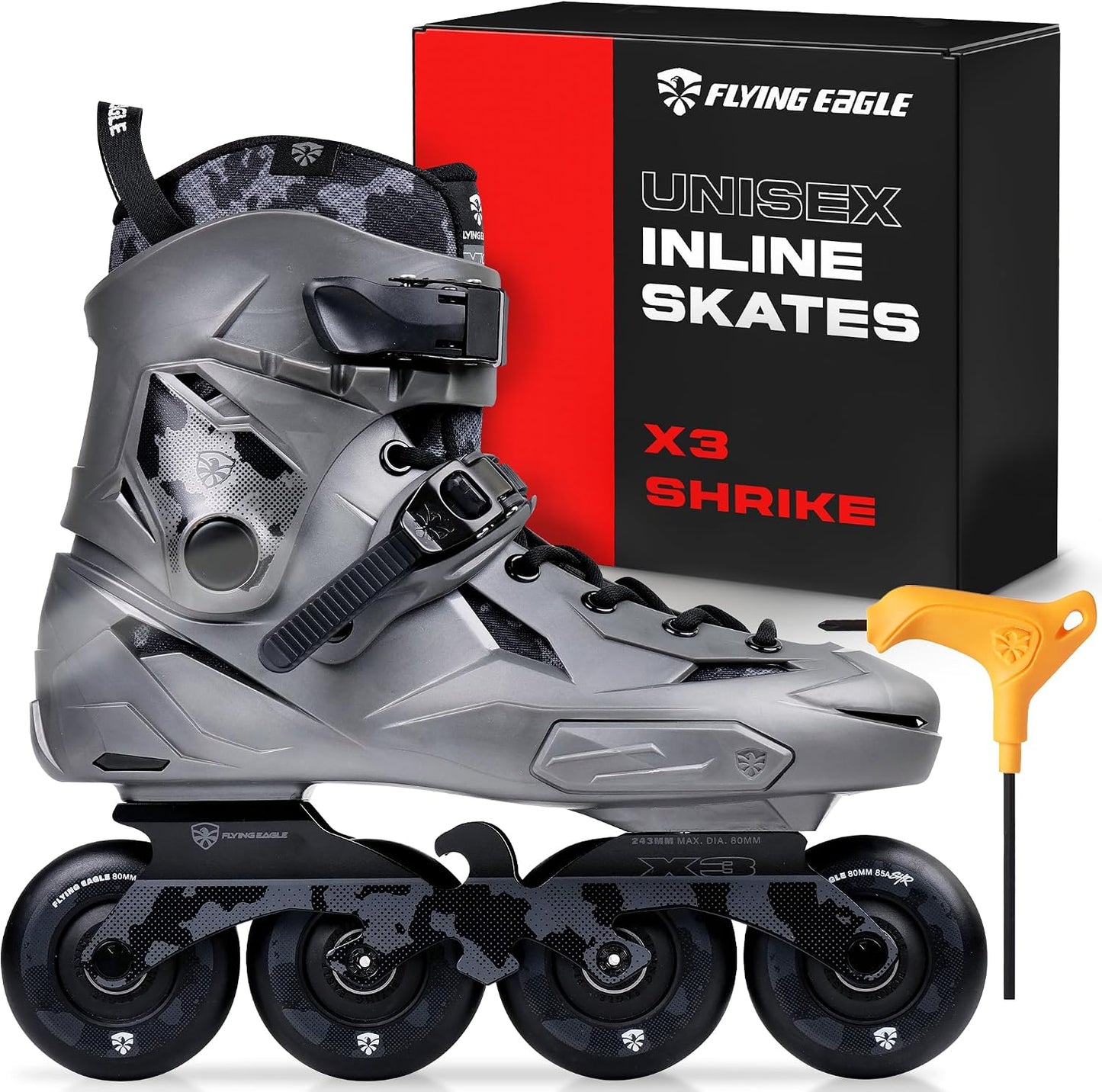 Patines en línea agresivos x3 para adultos hombres y mujeres