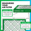Filtro aire MERV8 plisado para HVAC Trane y American
