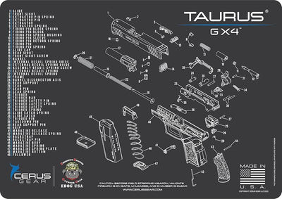 Alfombrilla limpieza comp Taurus GX4 0.118pulg acolchada
