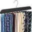 Perchero corbatas 20 ganchos metal plegable