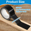 Cinta adhesiva negra 1.88pulg x 22yd 12 rollos multiusos