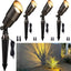 Focos LED bronce antiguo 12V para árboles exteriores