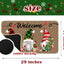 Felpudo Navideño Gnomo Cuadros Buffalo 29x17"